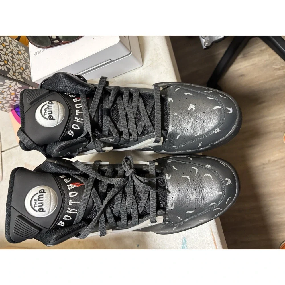 Reebok Pump Omni Zone 2 Black Grey 100230644 Men's Size 12